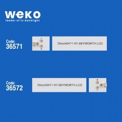 Wkset-5467 36571x4 36572x4 55inch0411-x1 skyworth.lcd yal13-00630300 8 adet led bar