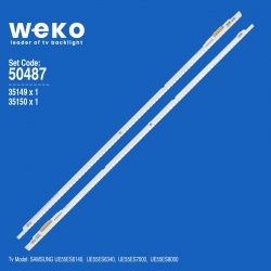 Wkset-5487 35149x1 35150x1 55nnb 3d-7032led 2 adet led bar (76led)