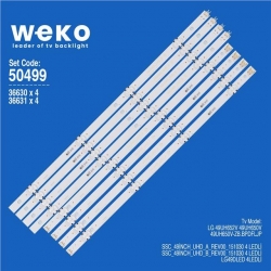 Wkset-5499 36630X4 36631X4 Ssc_49İnch_Uhd 8 Adet Led Bar