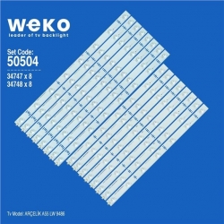 Wkset-5504 34747X8 34748X8 Arcelik_55_Zjg Zjd 16 Adet Led Bar