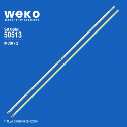Wkset-5513 34890x2 lmb-4000bm11 2 adet led bar (62led)