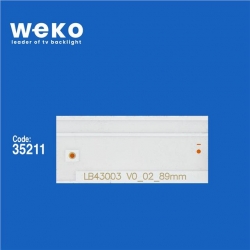 Wkset-5517 35211X5 Gj-2K15-430-D510-17.8Mm-V4(Pıtch 88.5Mm) 5 Adet Led Bar