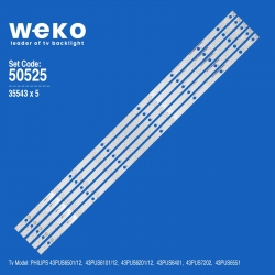 Wkset-5525 35543x5 lb43014 v0_00 - yx-11800829a0-1c562-0-a-64c-0060 5 adet led bar