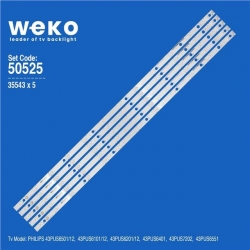 Wkset-5525 35543X5 Lb43014 V0_00 - Yx-11800829A0-1C562-0-A-64C-0060 5 Adet Led Bar