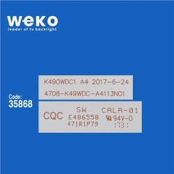 Wkset-5532 35868X8 K490wdc1 A4 - 4708-K49wdc-A4113N01 8 Adet Led Bar