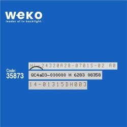 Wkset-5533 35873X2 Hl-24320A28-0701S-02 A0  2 Adet Led Bar 6V