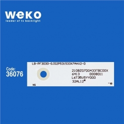 Wkset-5540 36076X3 Lb-Pf 3030-Gjd2p53153x7ahv2-D 3 Adet Led Bar