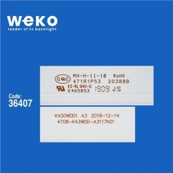Wkset-5552 36407X3 K430wdd1 A3 4708-K43wdd-A3117N01 3 Adet Led Bar
