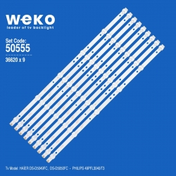 Wkset-5555 36620x9 4708-k49wd7-a1123n01 k490wd7 a1  9 adet led bar