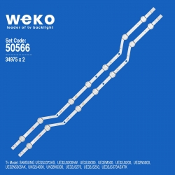 Wkset-5566 34975x2 v5dn-320sm1-r2 2 adet led bar (7led)