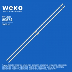 Wkset-5574 36455x2 aot_50_nu7100f 2 adet led bar (38led)
