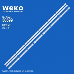 Wkset-5599 36272x2 36273x1 js-d-jp43dm (ms-l1149l/r)  3 adet led bar