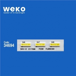 Wkset-5633 34694X1 Cmo E-Led 39 Inch - Vled_1 - V390hk1-Ls5-Trem4 1 Adet Led  Bar (48Led)