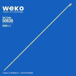 Wkset-5636 34933x1 v400d1-ks1-tlem2 1 adet led bar (48led)