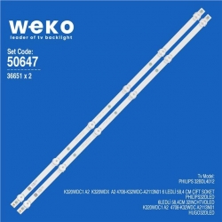 Wkset-5647 36651X2 K320wdc1 A2  K320wdx  A2  Çift Soket 2 Adet Led Bar