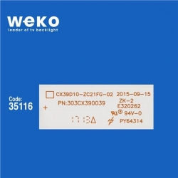 Wkset-5649 35116X4 Cx39d10-Zc21fg-02 Pn:303Cx390039  4 Adet Led Bar