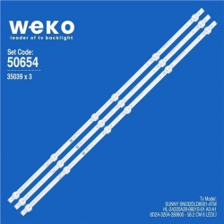 Wkset-5654 35039X3 Hl-2A320A28-0601S-01 A0-A1 - 8D2A-320A-280600 3 Adet Led Bar