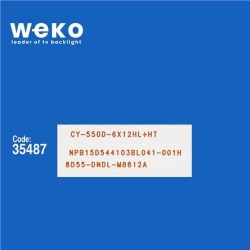 Wkset-5656 35487X12 Cy-550D-6X12-Hl+Ht - Npb15d544103bl041-001H 12 Adet Led Bar
