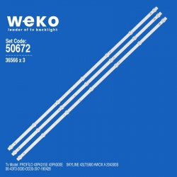 Wkset-5672 36566x3 06-43f3-3030-od35-3x7-190428 3 adet led bar