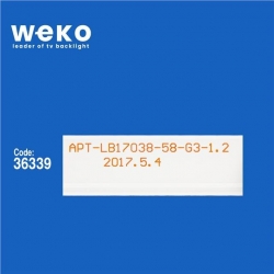 Wkset-5683 36339X10 Apt-Lb17038-58G3-1.2  Jl.D58051330-202As-M 10 Adet Led Bar
