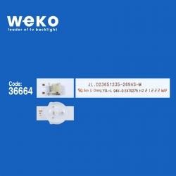 Wkset-5693 36664x2 jl.d23651235-269as-m 2 adet led bar