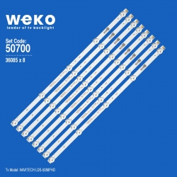 Wkset-5700 36085x8 500c 50e9 5s1p 4x10 1210  cc02500d445v05 ys-l e479275 8 adet led bar