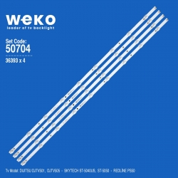 Wkset-5704 36393x4 cx50d09-zc56ag-019s1p  303cx500062 4 adet led bar