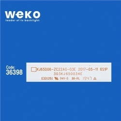 Wkset-5707 36398X12 Kj65d06-Zc22ag-03E 6S1P 303Kj650034e 12 Adet Led Bar