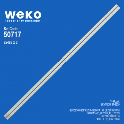 Wkset-5717 35488x2 ssc5630-8s5p-luck-120601a 2 adet led bar (40led)