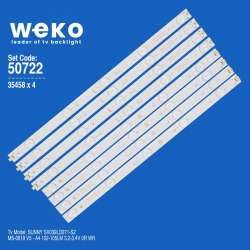 Wkset-5722 35458x4 ms-0818 v5 - a4 102-105lm 3.2-3.4v 0r wr 4 adet led bar  ikiye bölünmüş