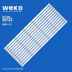 Wkset-5723 35491x12 ms-l1759 v2 - cy-65d15m-3030-36v-300ma - a4 m184 tb 1r 12 adet led bar