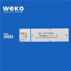 Wkset-5765 36683X3 Ssc_Y19_Trıdent_43Lm63_Rev00_181029 Ssc_Y19_43Lm63 3 Adet Led Bar