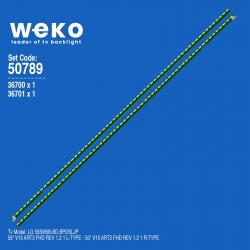 Wkset-5789 36700x1 36701x1 55 v15 art3 fhd rev 1.2 1 l/r 2 adet led bar (63led)