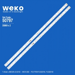 Wkset-5797 35869x2 mbl-32035d210dh1-v0-60mm 2 adet led bar