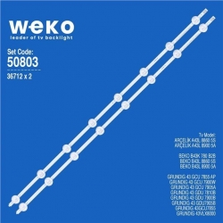 Wkset-5803 36712X2 Arcelik_43_Clarity_2X8_1313Fca_8S1P Rev.V4 2 Adet Led Bar
