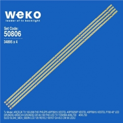 Wkset-5806 34895X4 Sled Sls40_56Ea_5630N Lcd 120 Rev0.2 Ga 4 Adet Led Bar (56Led)