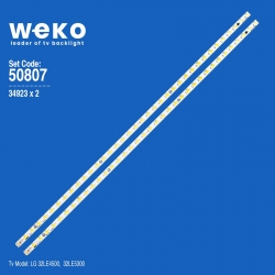 Wkset-5807 34923x2 31t12-01a - t315hw05 v1  2 adet led bar (36led)