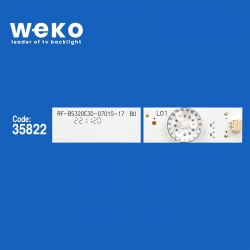 Wkset-5813 35822x2 rf-bs320e30-0701s-17b0 2 adet led bar