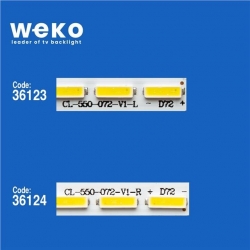Wkset-5817 36123X1 36124X1 Cl-550-072-V1-L/R 11800821-A0 2 Adet Led Bar (72Led)