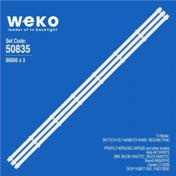 Wkset-5835 36606X3 Cx39d08-Zc22ag-02A 4S2P 303Cx390041 A 3 Adet Led Bar