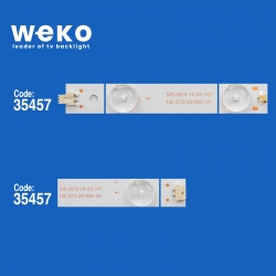 Wkset-5855 35457x4 ms-0818 v4 a4 180 dt0-391900-1h 4 adet led bar (bölünmüş 8 adet)