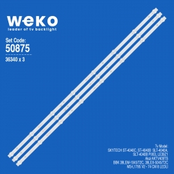 Wkset-5875 36340x3 ms-l1795 v2 3 adet led bar