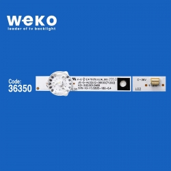 Wkset-5877 36350x3 js-d-hl32l12-061dc k3-3.02.001.0469 3 adet led bar