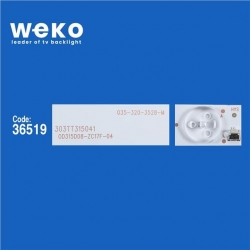 Wkset-5893 36519X3 0D315D08-Zc17f-04 303Tt315041 3 Adet Led Bar