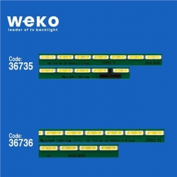 Wkset-5905 36735X1 36736X1 49 V15 Sa Ud Rev 0.1 6 L/R-Type 2 Adet Led Bar (57Led)