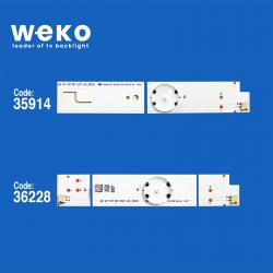 Wkset-5925 35914x4 36228x4 jde 49 csp drt left/right 8 adet led bar