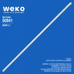 Wkset-5941 36238x1 m236hge l20 c3/c4 4020 m236hge-l20 rev.c4  34-d083369 j1 1 adet led bar (28led)