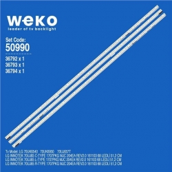 Wkset-5990 36792X1 36793X1 36794X1lg Innotek 70Uj65 C/L/R Type 1707Pkg Mjc 204Ea Rev2.0 161103 3 Adet Led Bar (68Led)