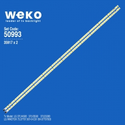 Wkset-5993 35917x2 lg innotek 73.37t07.001-0-cs1 2 adet led bar (60led)