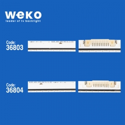 Wkset-5997 36803x2 36804x2 vh80m-650sma/b 4 adet led bar (52led)